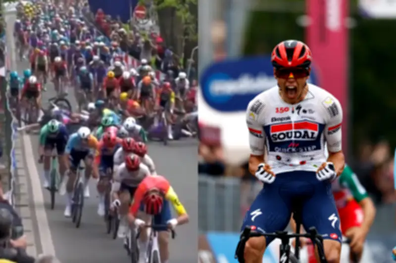 Paul Magnier gana la primera etapa del Giro de Italia 2026 tras caída masiva