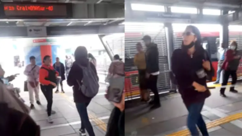 Pelea entre invidentes y vendedora en TransMilenio se vuelve viral