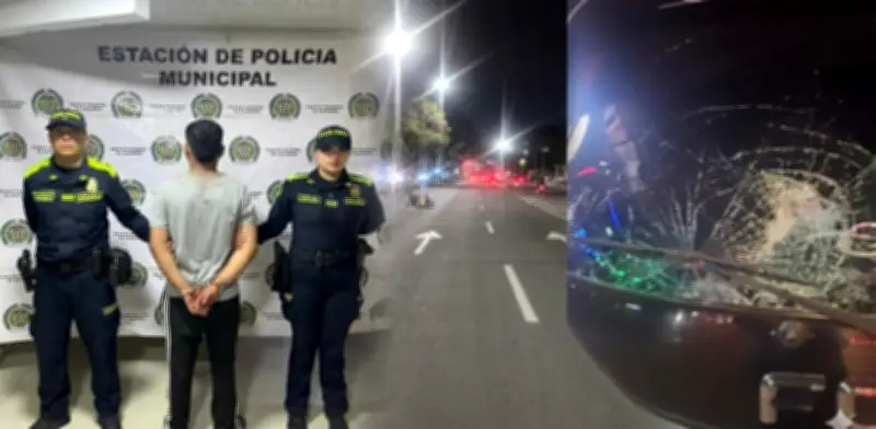 Persecución impactante en Cali: conductor de furgón embiste vehículos y deja seis heridos