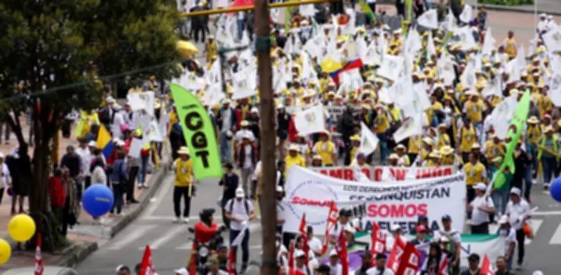 Policía reporta 67 manifestaciones en todo el país durante el Día del Trabajo