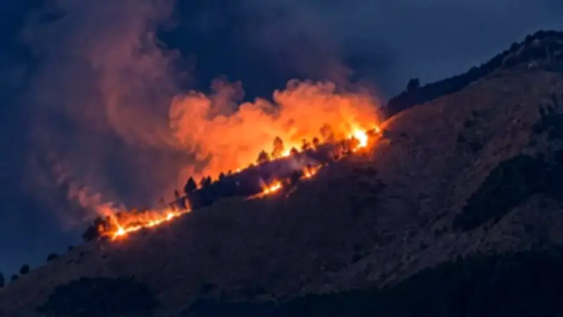 Preocupación por incendios forestales en Bello, Antioquia