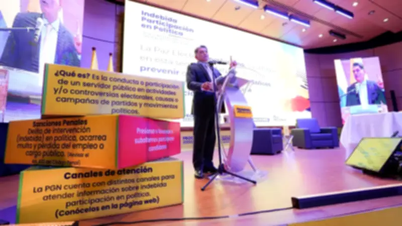 Procuraduría lanza estrategia 'La línea que no se cruza' para elecciones 2026