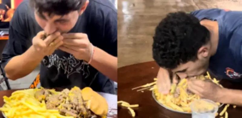 Regalan iPhone y más de 5 millones de pesos por comerse una hamburguesa en 10 minutos