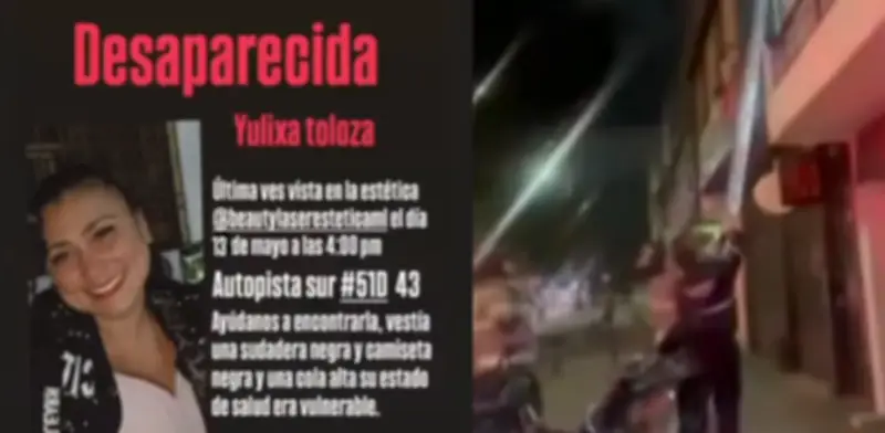 Revelan último mensaje de mujer desaparecida tras cirugía estética en Bogotá