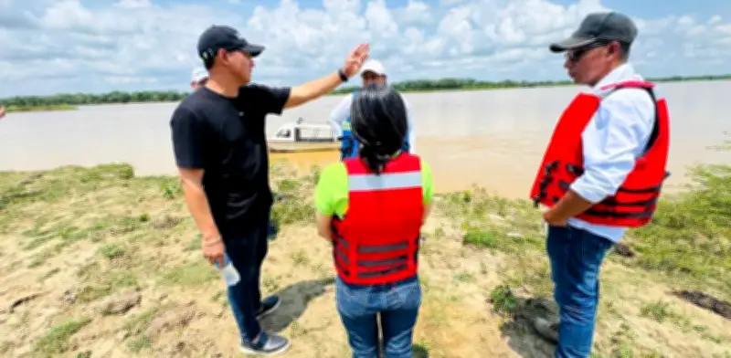 Río Cauca se seca: comunidades de La Mojana exigen cierre de 'Cara de Gato'