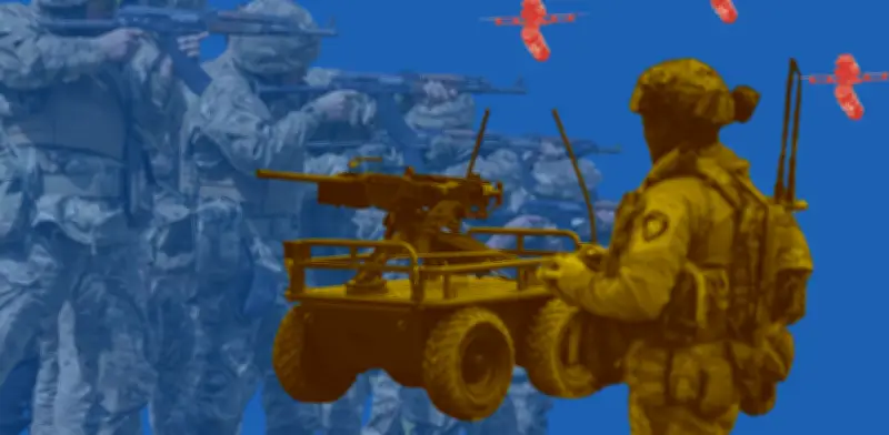 Robots terrestres: el reemplazo de soldados ucranianos en la guerra contra Rusia