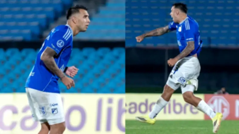 Rodrigo Contreras brilla con doblete y expresa deseo de quedarse en Millonarios