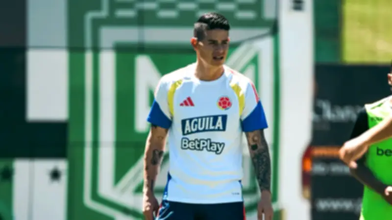Selección Colombia entrena en Guarne con apoyo de Atlético Nacional
