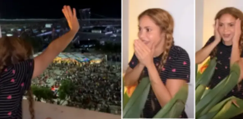 Shakira se emociona al ver multitud en Copacabana antes de su concierto gratuito
