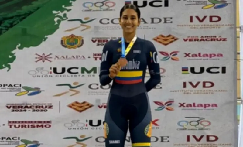 Sheylin Gómez brilla con cuatro medallas en Panamericano Junior de Pista