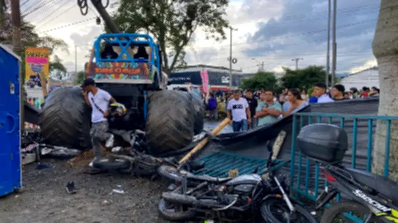 Sobreviviente de accidente de Monster Truck en Popayán relata horror