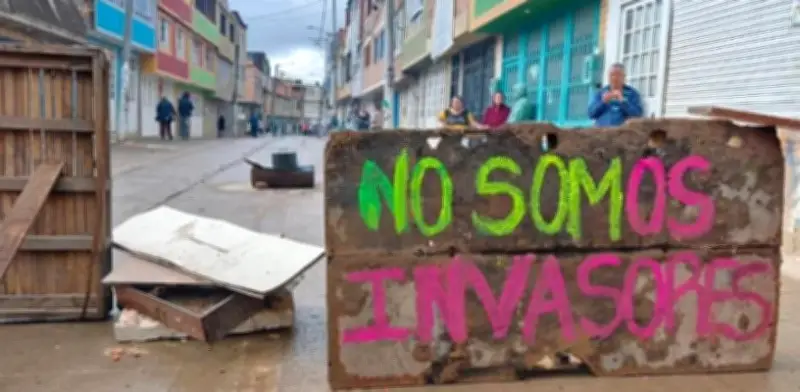 Suspenden desalojo de 500 personas en Bosa por solicitud de la Personería
