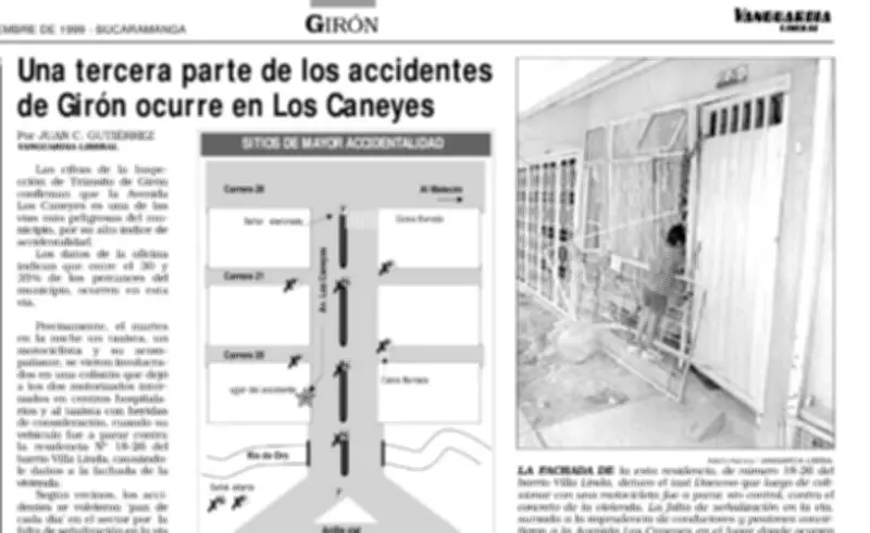 Tragedia en Girón: puente peatonal colapsa y deja un muerto tras impacto de tractomula