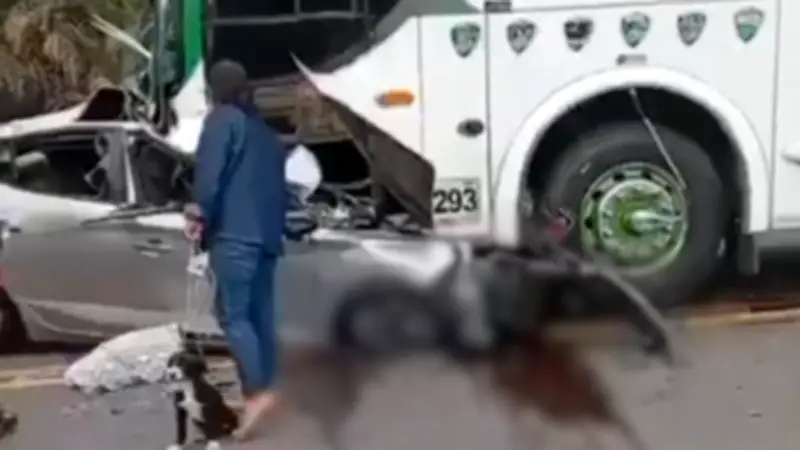 Tragedia en Paratebueno: tres muertos en choque frontal con bus