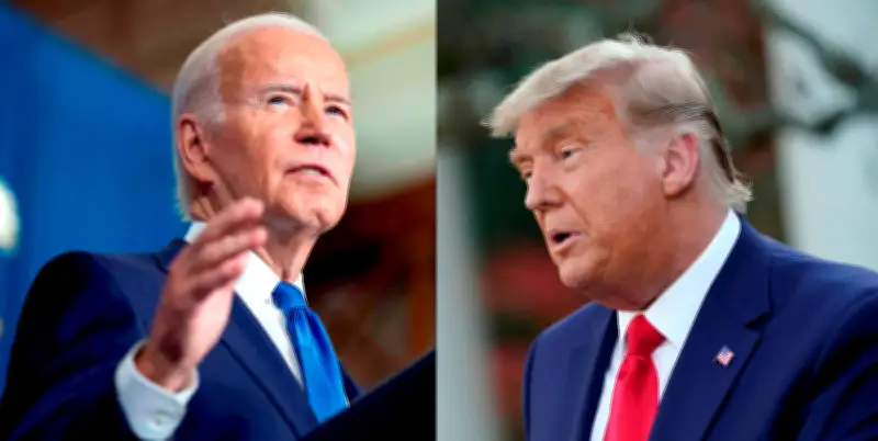 Trump ataca a Biden con imagen creada con inteligencia artificial