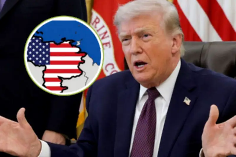 Trump provoca al mostrar a Venezuela como estado 51 de EE. UU.