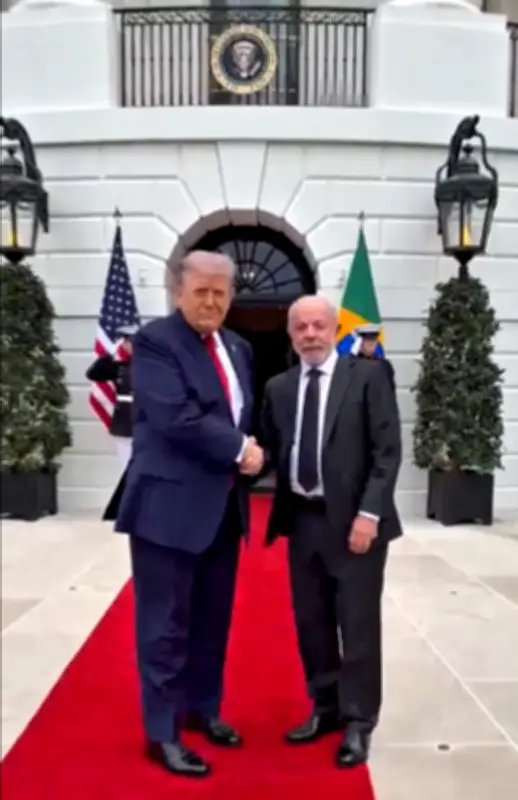 Trump y Lula se reúnen en la Casa Blanca y hablan de aranceles