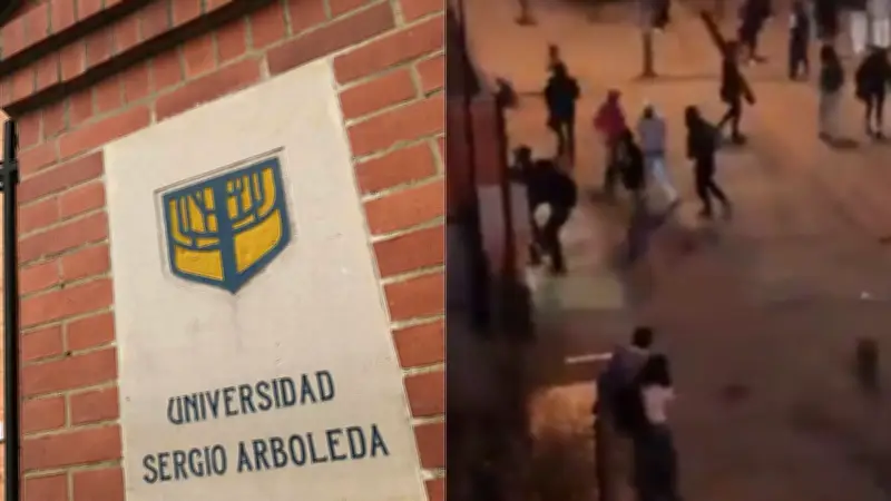 Vandalismo en Universidad Sergio Arboleda: encapuchados atacan instalaciones