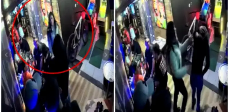Video muestra violento ataque a mujer en bar del sur de Bogotá