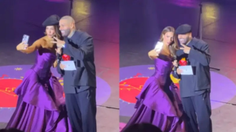 Violeta Bergonzi no oculta su fanatismo por Nicky Jam en Premios Nuestra Tierra 2026