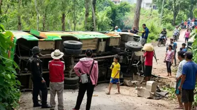 Accidente de bus escolar en Lourdes deja 30 menores heridos en Norte de Santander