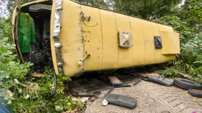 Accidente de bus escolar en Norte de Santander deja varios heridos