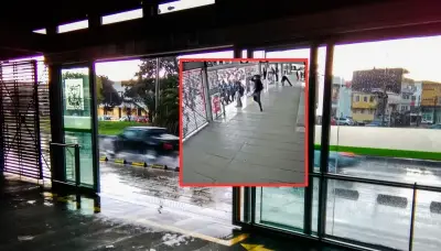 Angustia en TransMilenio: adulto mayor herido en protestas en Bogotá