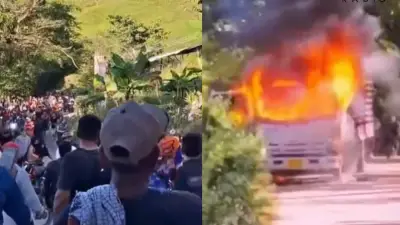 Ataque a militares en Ataco, Tolima: 13 heridos y vehículos incendiados