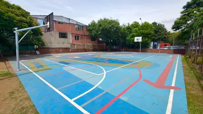Cancha múltiple de Álamos en Cali al 99% de recuperación