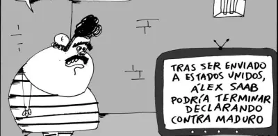 Caricatura: Desde la prisión, una mirada crítica a la justicia colombiana
