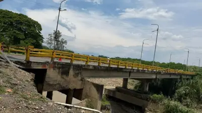 Cierran puente internacional Francisco de Paula Santander por fallas estructurales