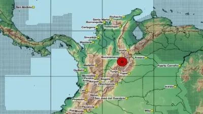 Colombia tiembla hoy 7 de mayo de 2026: epicentros y magnitudes