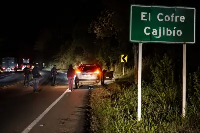 Escolta de líder social sufre millonario asalto en la vía Panamericana