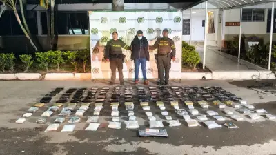 Incautan 138 kg de hachís en bus de servicio público en Huila