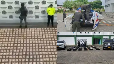 Incautan 2 toneladas de droga en operativos viales en el Valle del Cauca