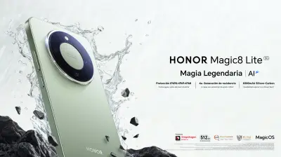 Llega a Colombia el HONOR Magic8 Lite con Récord Guinness de caída