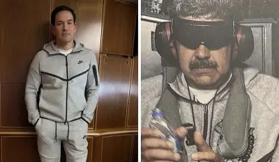 Marco Rubio aclara polémica por foto con traje de Nike que usó Maduro