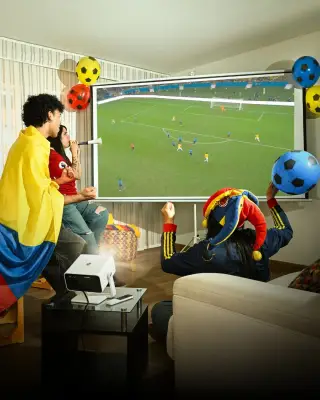 Mundial 2026 impulsa venta de proyectores para ver fútbol en casa