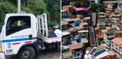 Operario de grúa de Movilidad agredido en Medellín: fractura de cráneo