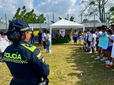 Policía lanza 'Mundialito por la Paz' en Atlántico para jóvenes vulnerables