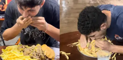 Regalan iPhone y más de 5 millones de pesos por comerse una hamburguesa en 10 minutos