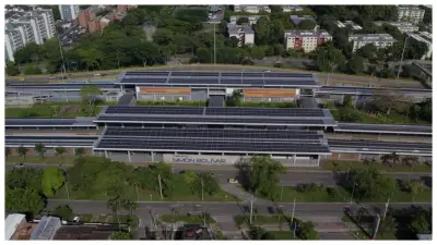 Terminal Simón Bolívar del MIO en Cali estrena planta solar y wifi gratuito
