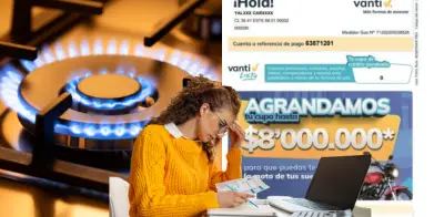 Vanti no devolverá dinero a usuarios por alzas en facturas de 2025