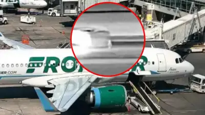 Video muestra el momento en que avión arrolla a intruso en pista de Denver