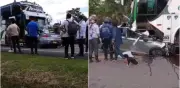 Accidente en Paratebueno: cuatro miembros de una familia fallecieron en choque frontal