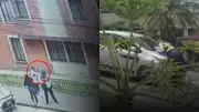 Agente de tránsito en Armenia grave tras ataque con machete y arrastre