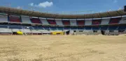 Barranquilla inicia siembra de nuevo césped en el estadio Metropolitano