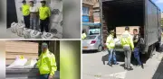 Capturado en Bogotá con 250 kg de explosivos camuflados en camión usado en rodaje