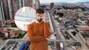 Cierres viales en Bogotá por obras de TransMilenio en avenida 68