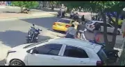 Cámaras captan intento de secuestro con granada en Santa Marta